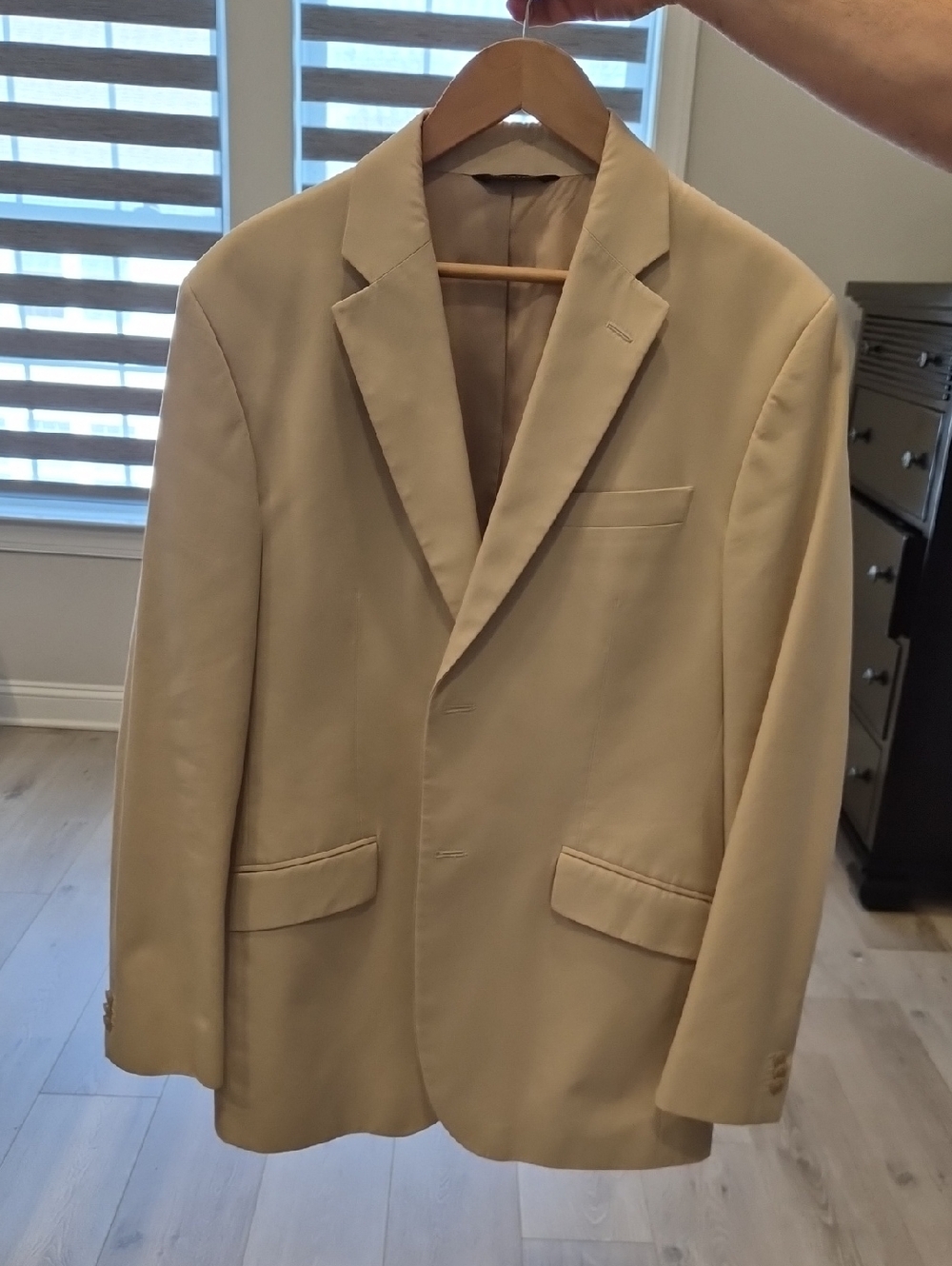 Banana Republic Beige Single-Breasted Sport Coat